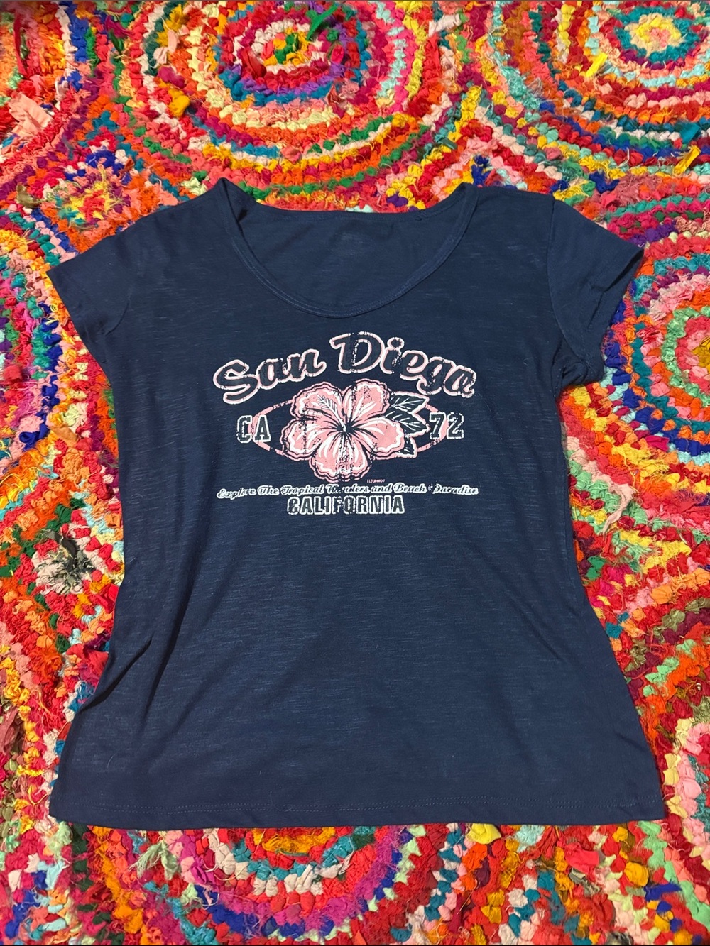 Navy Blue San Diego Graphic Short Sleeve Tee